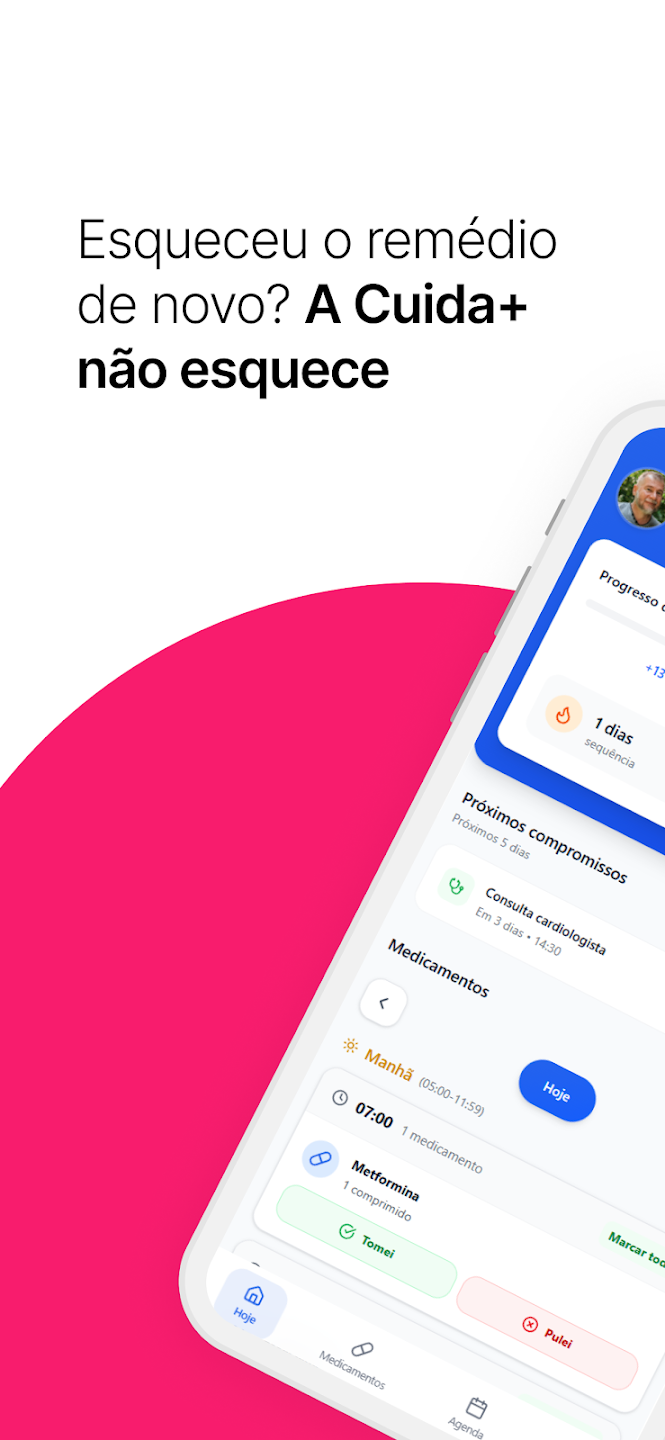 Imagem adicional — Cuida+: app para organizar medicamentos, lembretes e rotina de saúde
