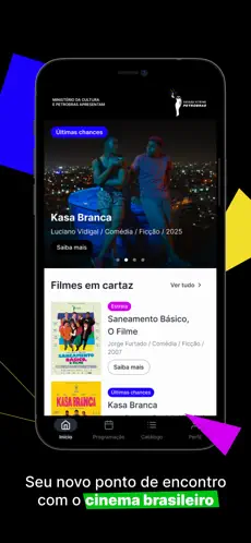 Imagem adicional — Sessão Vitrine Petrobras: aplicativo para aproximar o público do cinema brasileiro