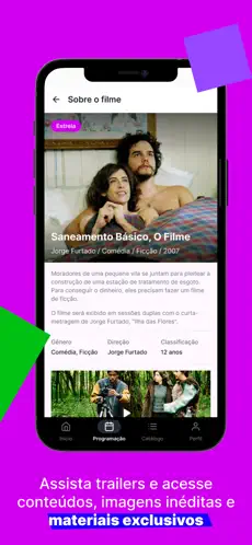 Imagem adicional — Sessão Vitrine Petrobras: aplicativo para aproximar o público do cinema brasileiro