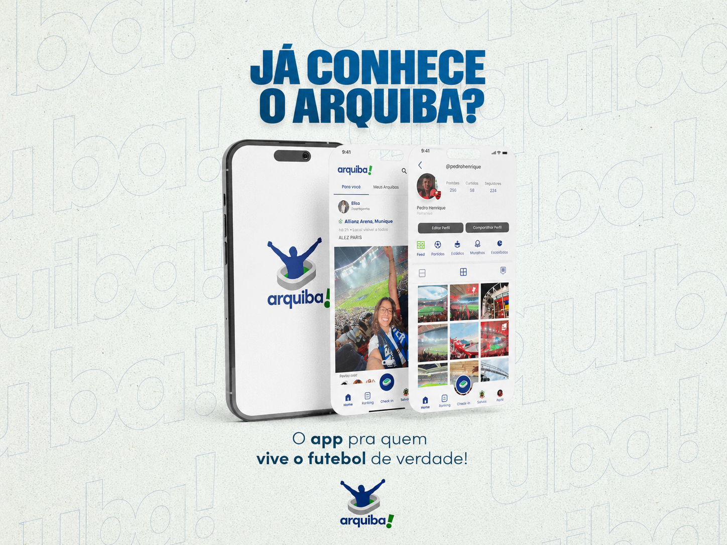 Arquiba — app para torcedores de futebol desenvolvido pela Clicksoft